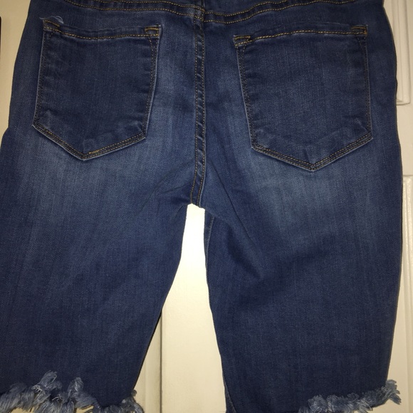 Fashion Nova- Distressed Shorts - Picture 3 of 3